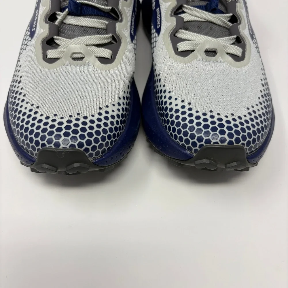 Brooks Caldera 6 Men's Size 8 Grey Blue Trail Running Shoes (1103791D071)